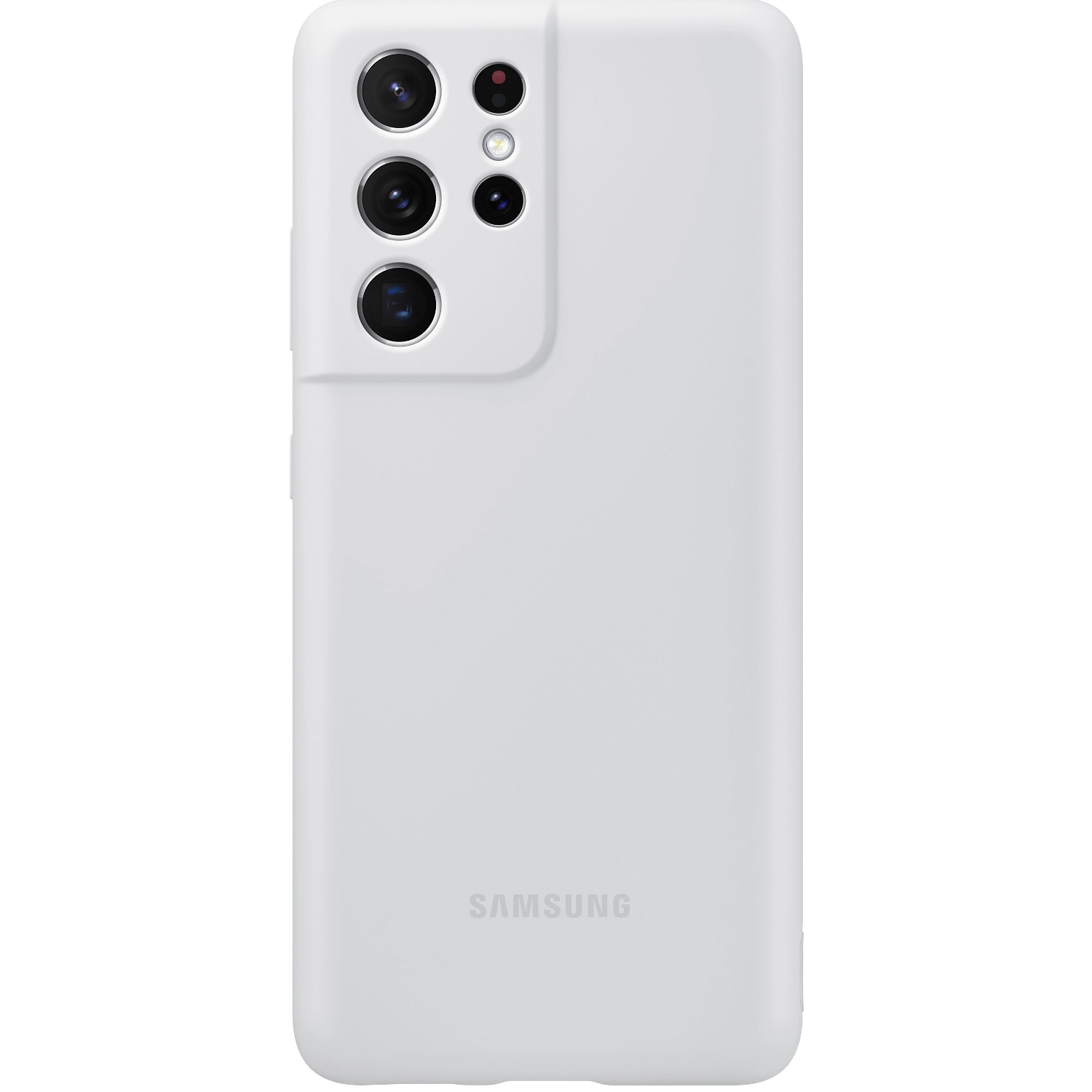 Чохол SAMSUNG Silicone Cover для Galaxy S21 Ultra Light Gray (EF-PG998TJEGRU)
