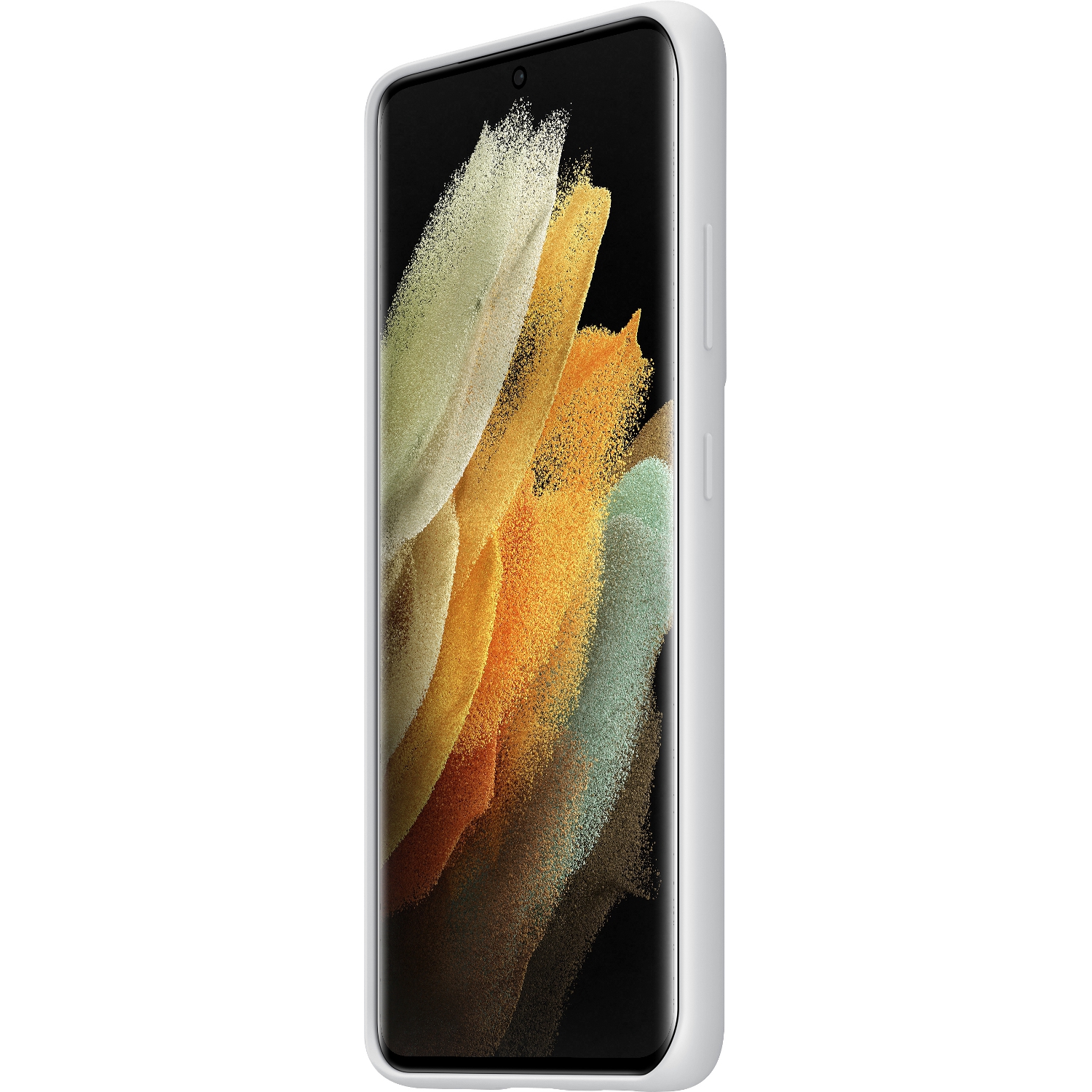 Чохол SAMSUNG Silicone Cover для Galaxy S21 Ultra Light Gray (EF-PG998TJEGRU)
