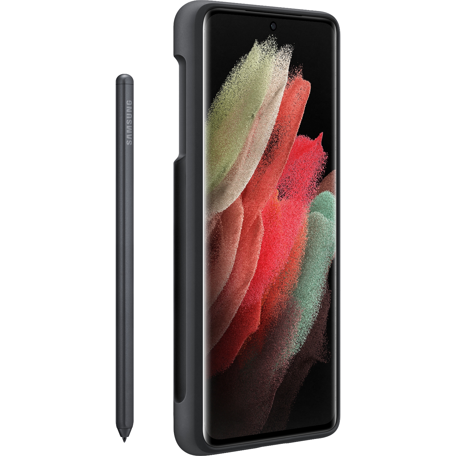 Чохол SAMSUNG Silicone Cover with S Pen для Galaxy S21 Ultra Black (EF-PG99PTBEGRU)