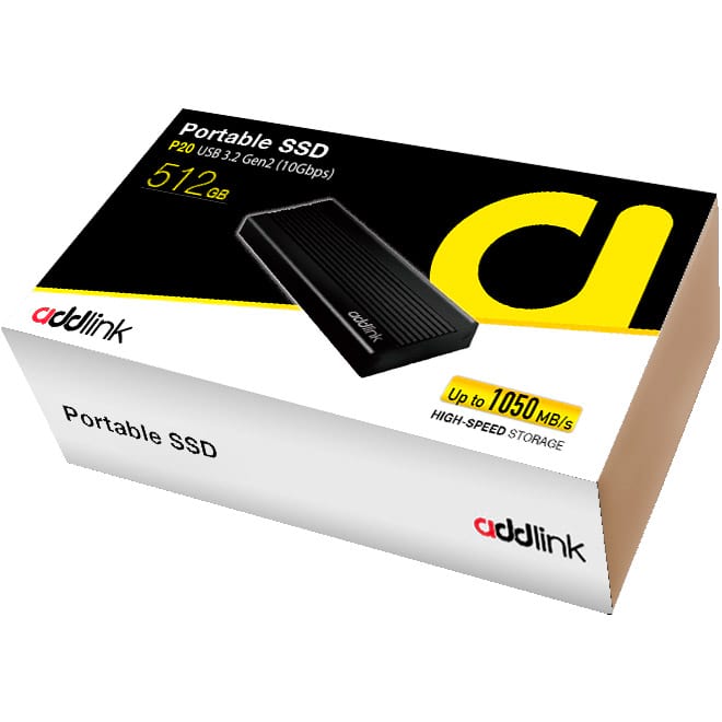 Портативный SSD диск ADDLINK P20 512GB USB3.2 Gen1 (AD512GBP20B32)