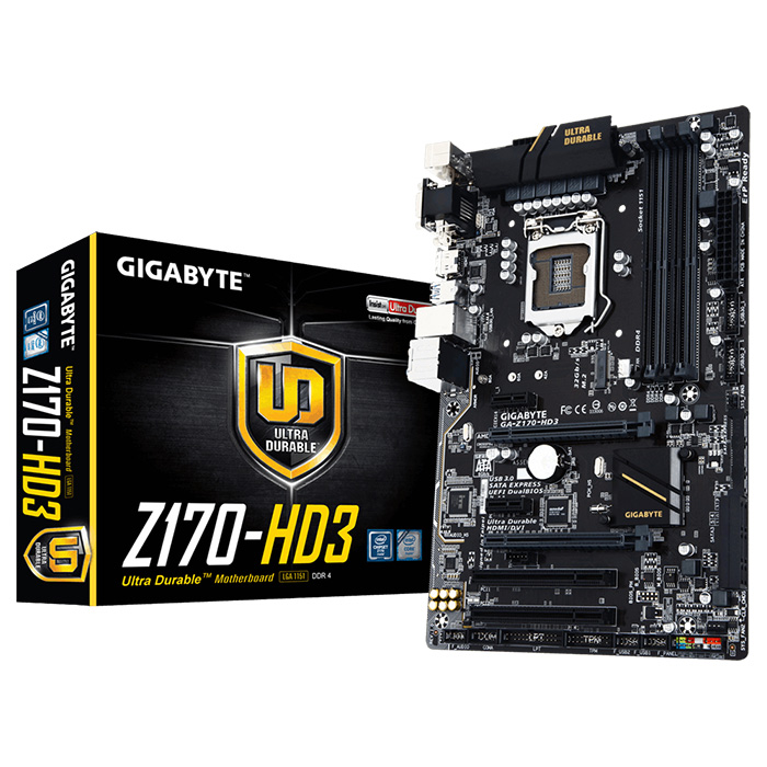 Материнська плата GIGABYTE GA-Z170-HD3