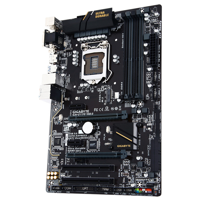 Материнська плата GIGABYTE GA-Z170-HD3