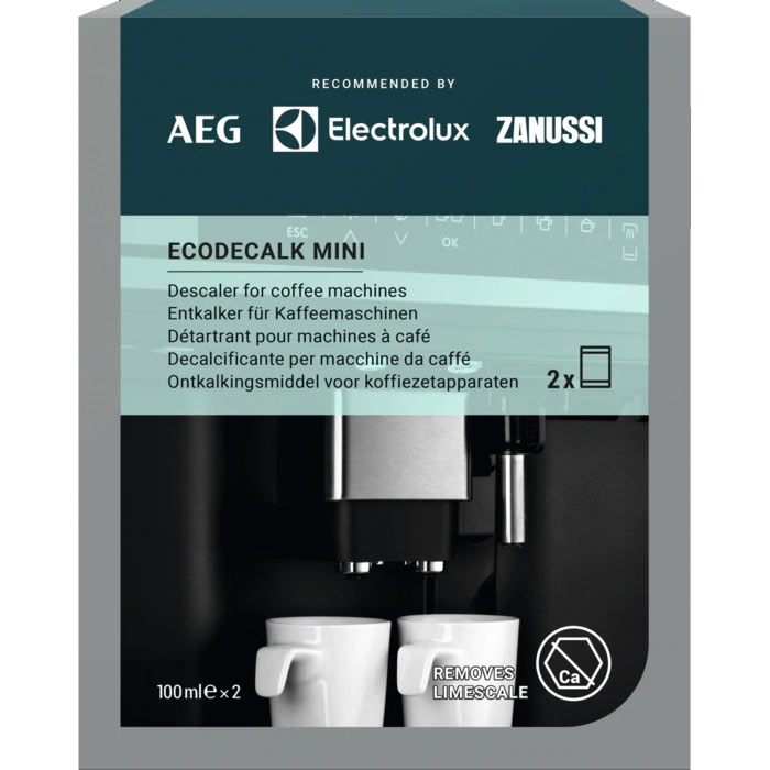 Средство для удаления накипи в кофеварках и чайниках ELECTROLUX EcoDecalk Mini M3BICD200 100мл 2шт (902979871)