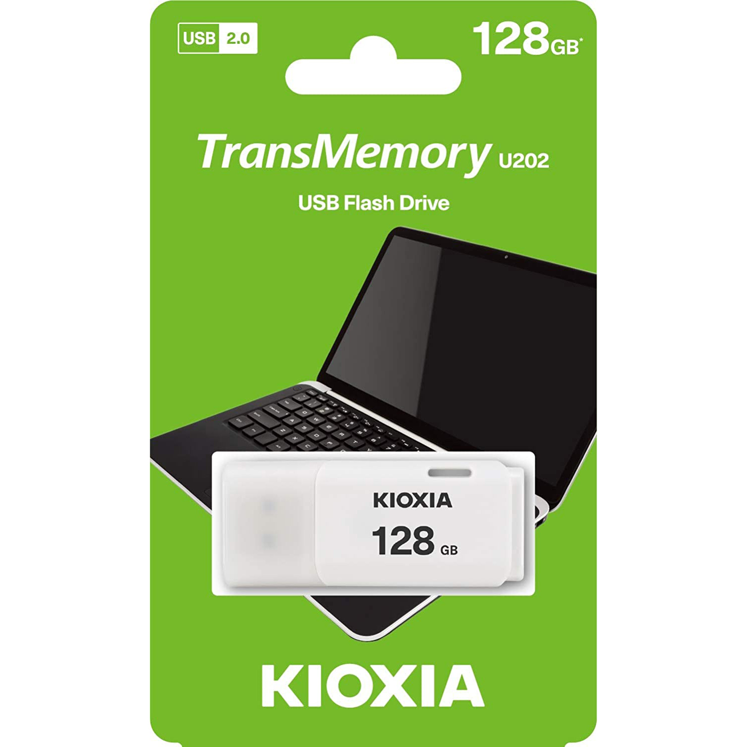 Флешка 128GB KIOXIA (Toshiba) TransMemory U202 USB 2.0 White (LU202W128GG4)