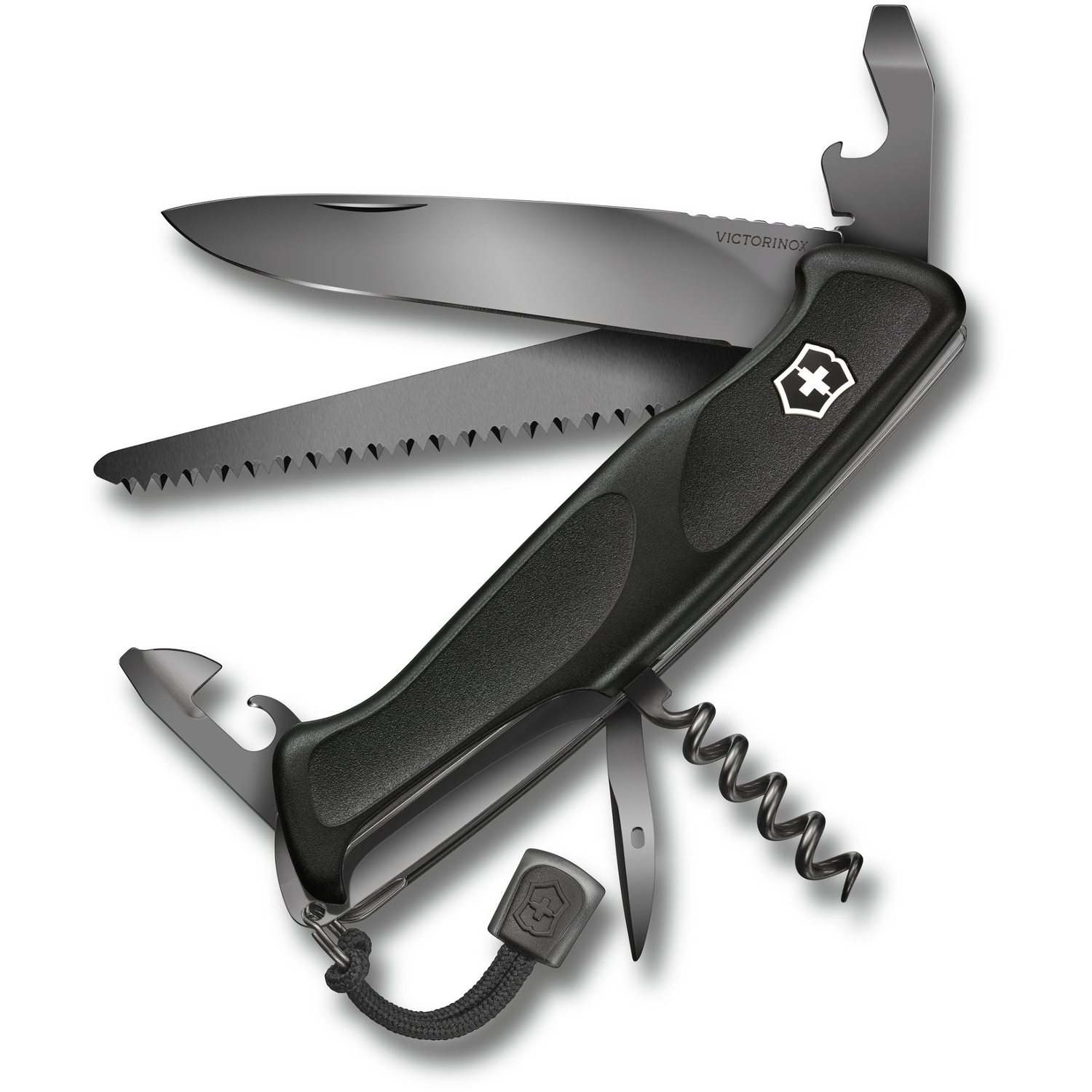 Швейцарський ніж VICTORINOX Ranger Grip 55 Onyx Black (0.9563.C31P)