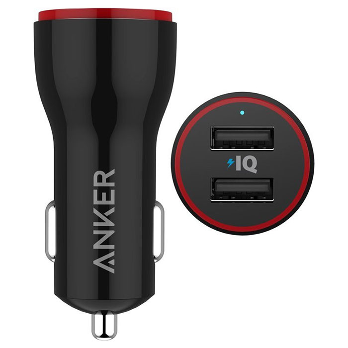 Автомобільний зарядний пристрій ANKER PowerDrive 2 Black (A2310G11)
