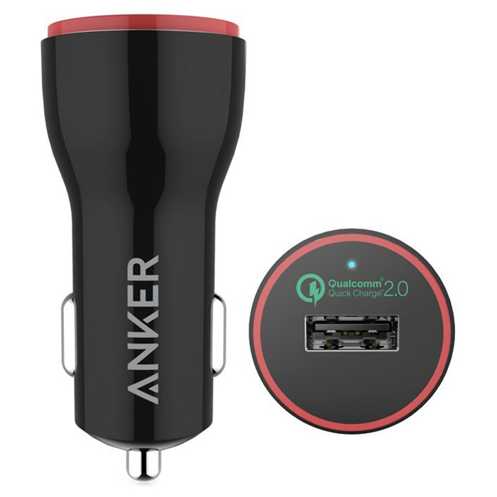 Автомобильное зарядное устройство ANKER PowerDrive+ 1 Black (A2309011)
