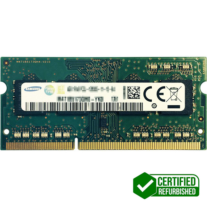 Модуль пам'яті SAMSUNG SO-DIMM DDR3L 1600MHz 4GB (M471B5173QH0-YK0-FR) Refurbished