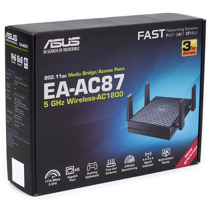 Точка доступу ASUS EA-AC87 (90IG01A0-BM9000)