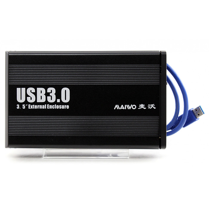 Карман внешний MAIWO K3502-U3S для HDD 3.5" to USB 3.0 (K3502-U3S BLACK)