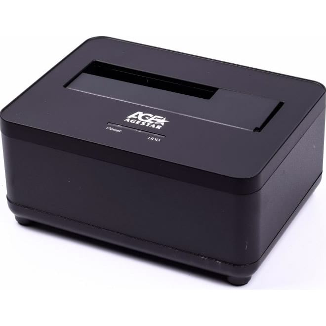 Док-станция AGESTAR 3UBT7 для HDD/SSD 2.5"/3.5" SATA to USB 3.0 Black