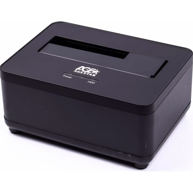 Док-станція AGESTAR 3UBT7 для HDD/SSD 2.5"/3.5" SATA to USB 3.0 Black