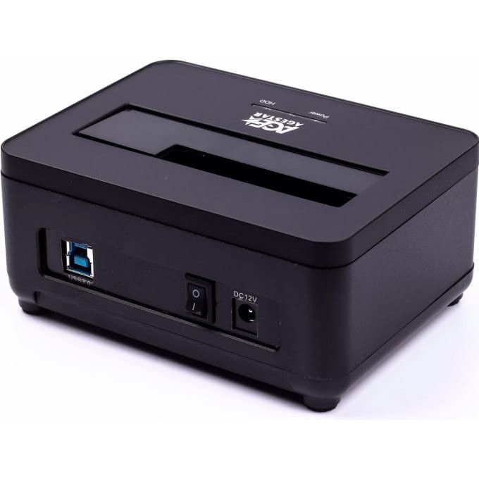 Док-станція AGESTAR 3UBT7 для HDD/SSD 2.5"/3.5" SATA to USB 3.0 Black