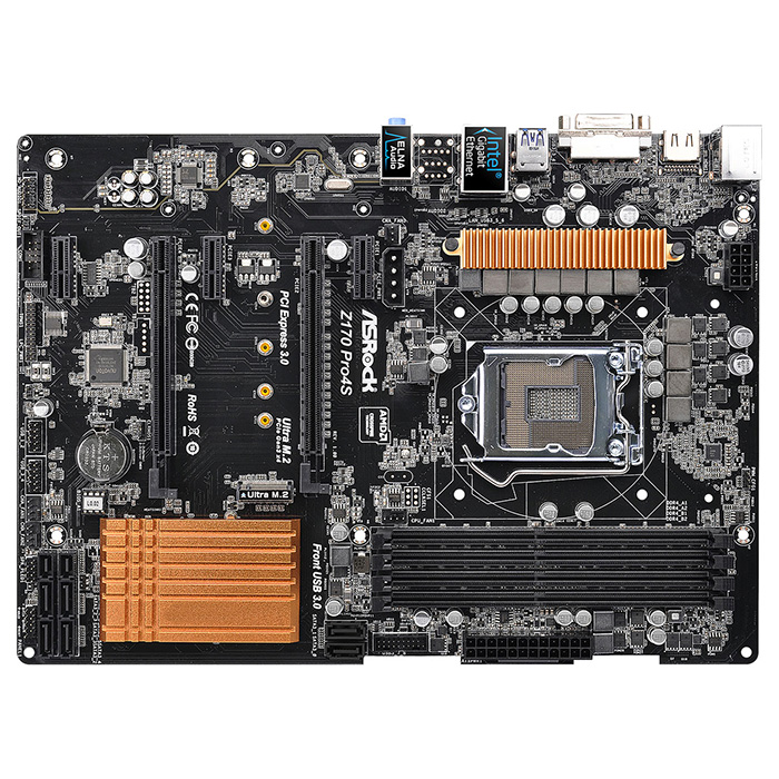 Материнська плата ASROCK Z170 Pro4S