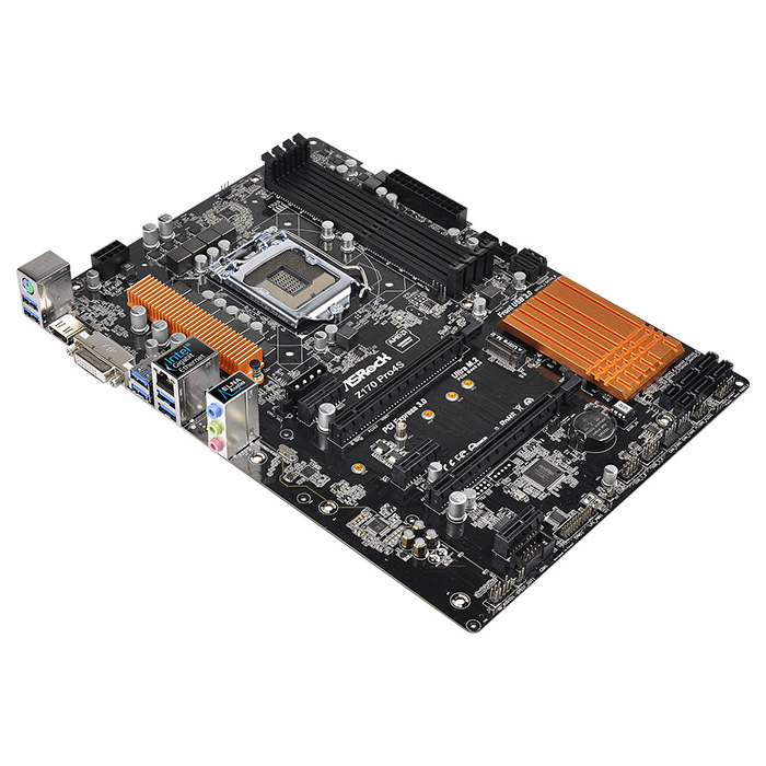 Материнська плата ASROCK Z170 Pro4S