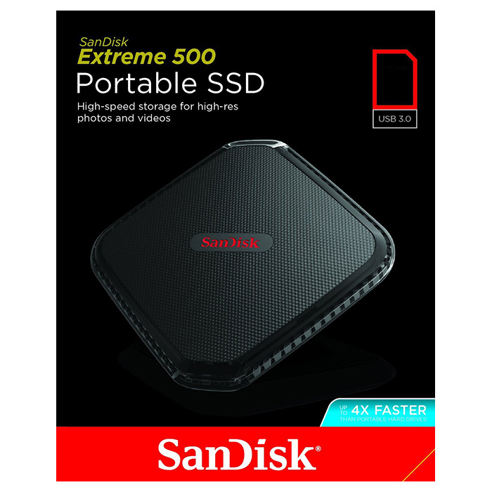 Портативный SSD SANDISK Extreme 500 120GB (SDSSDEXT-120G-G25)