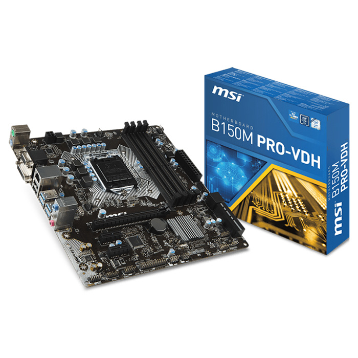 Материнська плата MSI B150M Pro-VDH