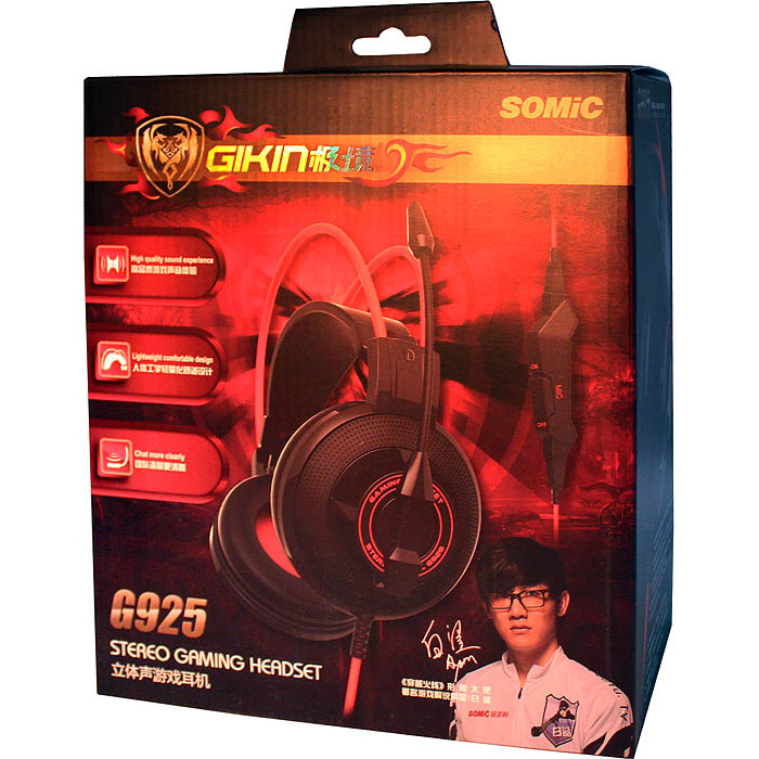 Навушники геймерскі SOMIC G925 Black/Orange