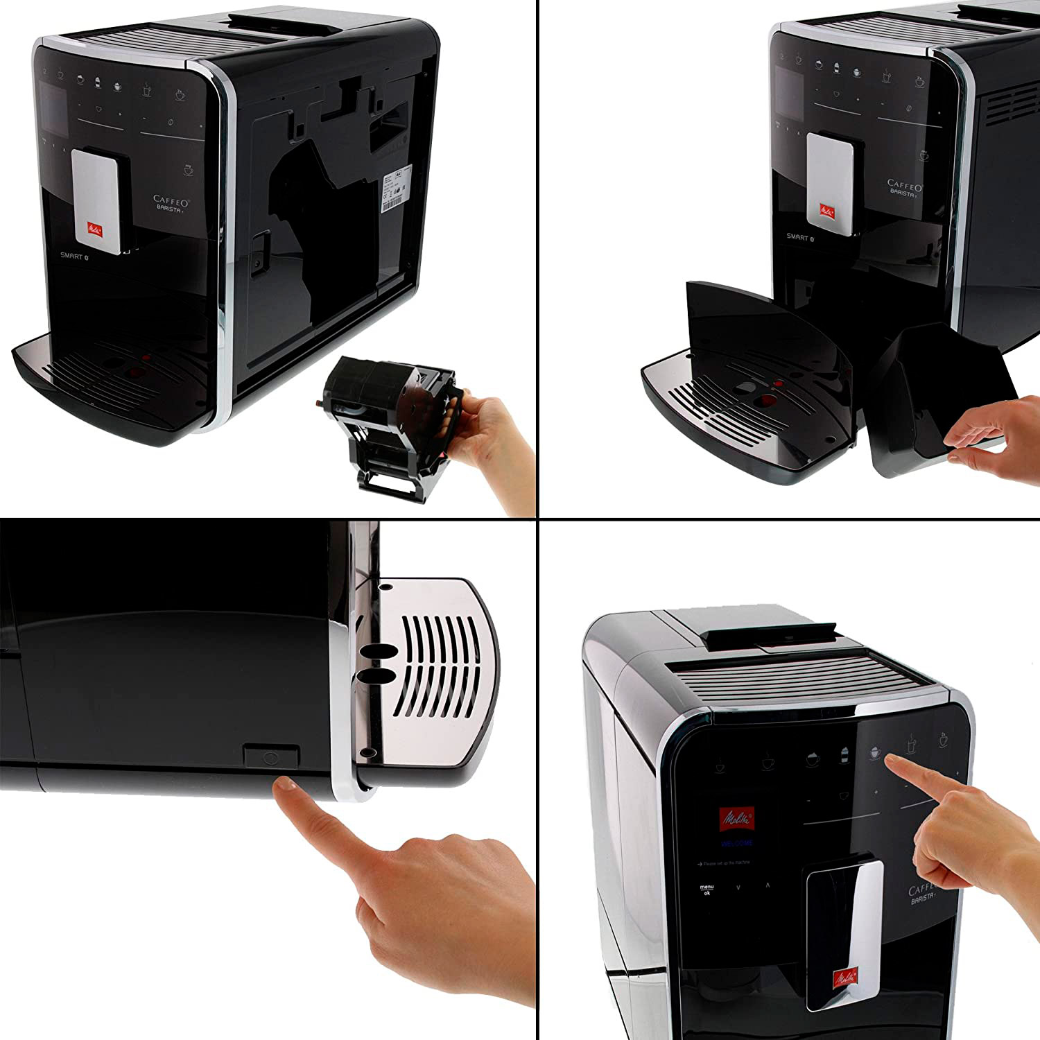 Кофемашина MELITTA F83/0-102 Barista T Smart Black