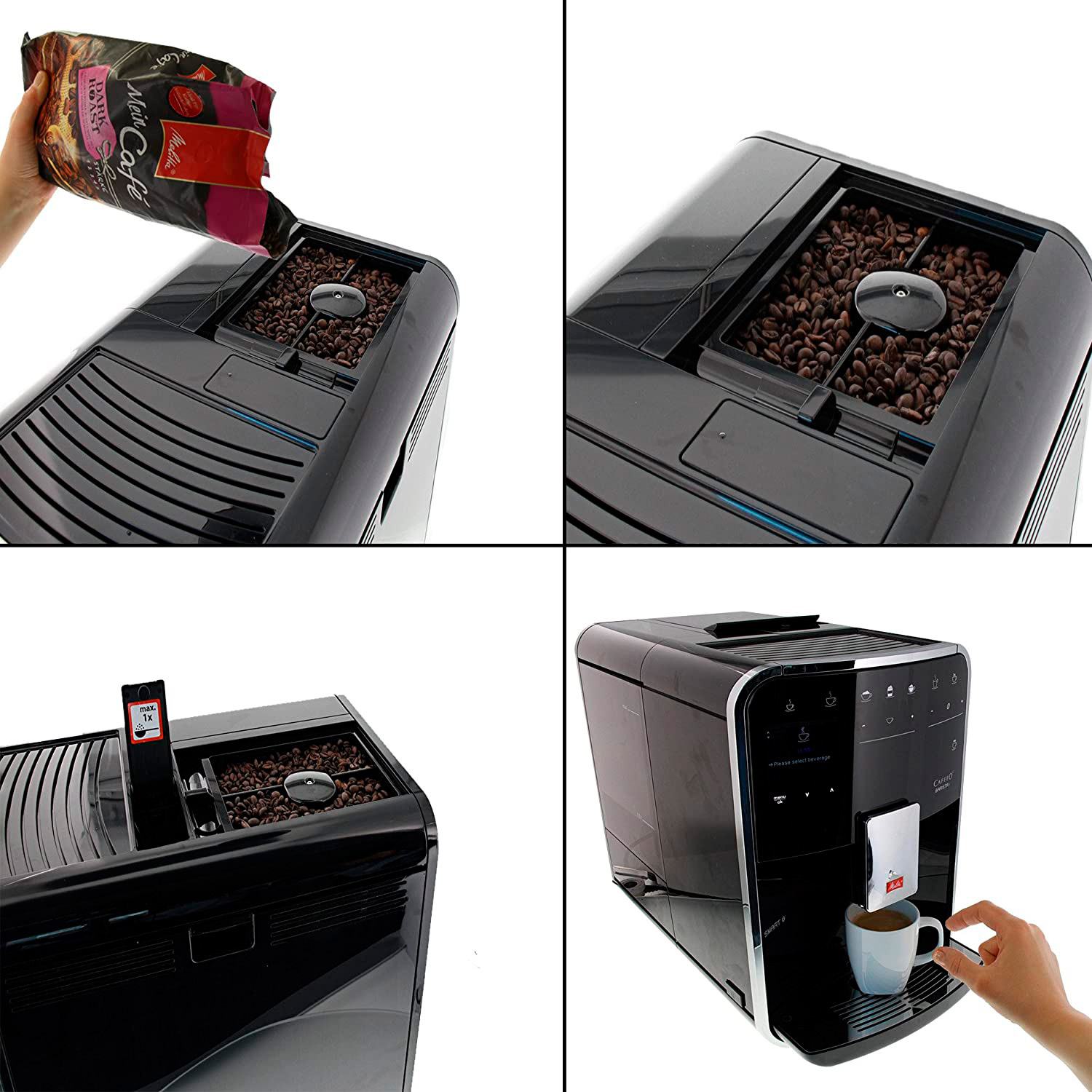Кофемашина MELITTA F83/0-102 Barista T Smart Black