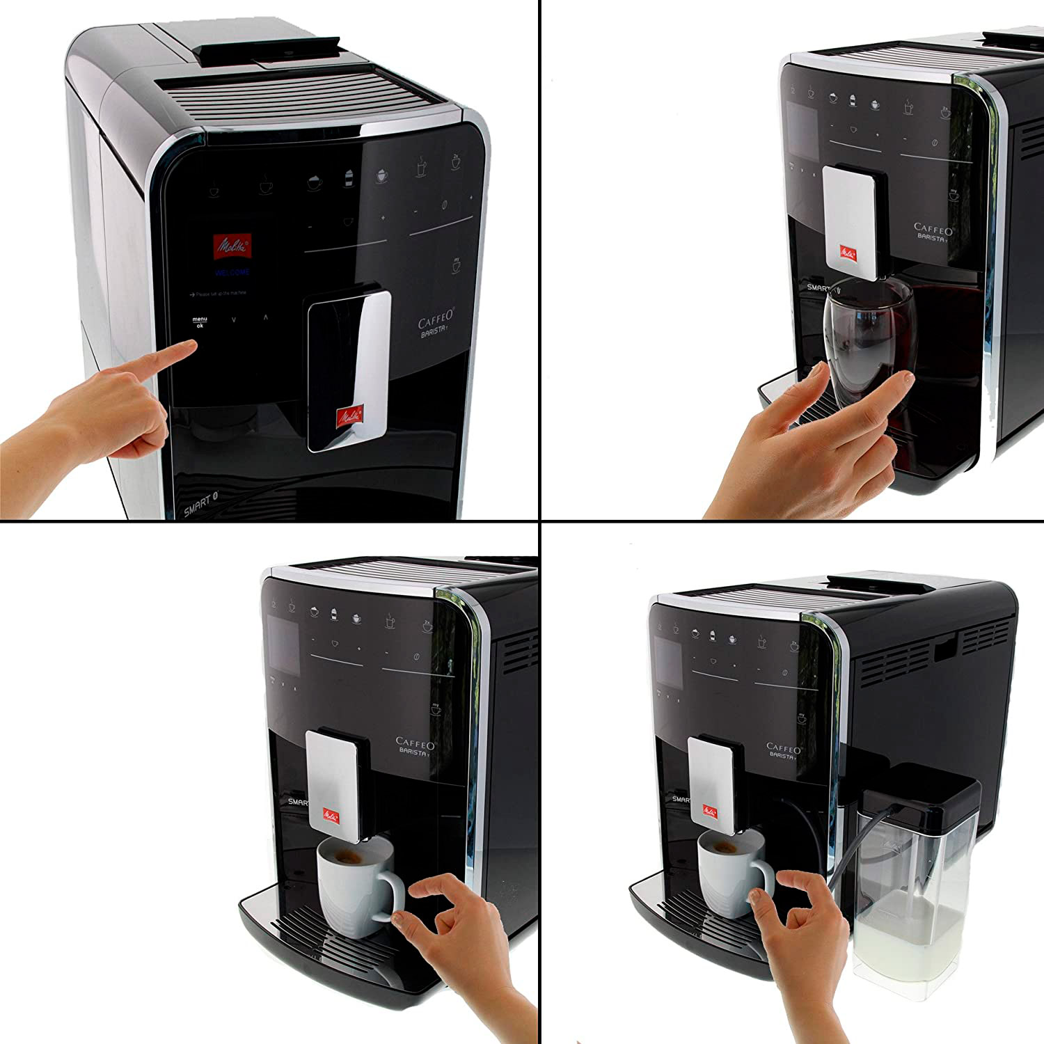 Кофемашина MELITTA F83/0-102 Barista T Smart Black