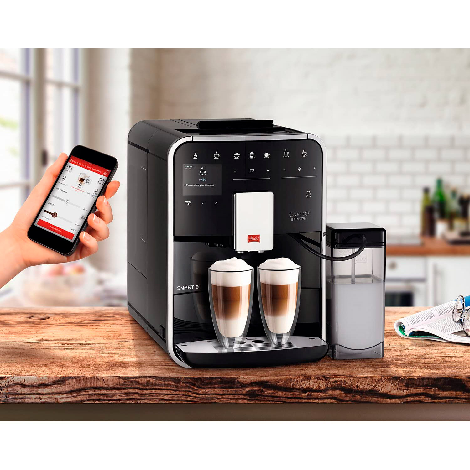 Кофемашина MELITTA F83/0-102 Barista T Smart Black