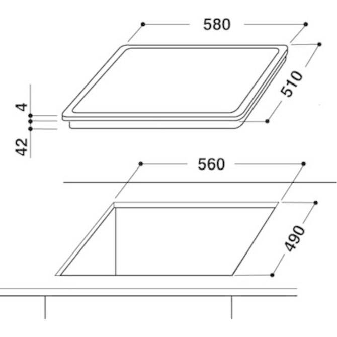 Варильна поверхня електрична WHIRLPOOL AKT 8190 BA