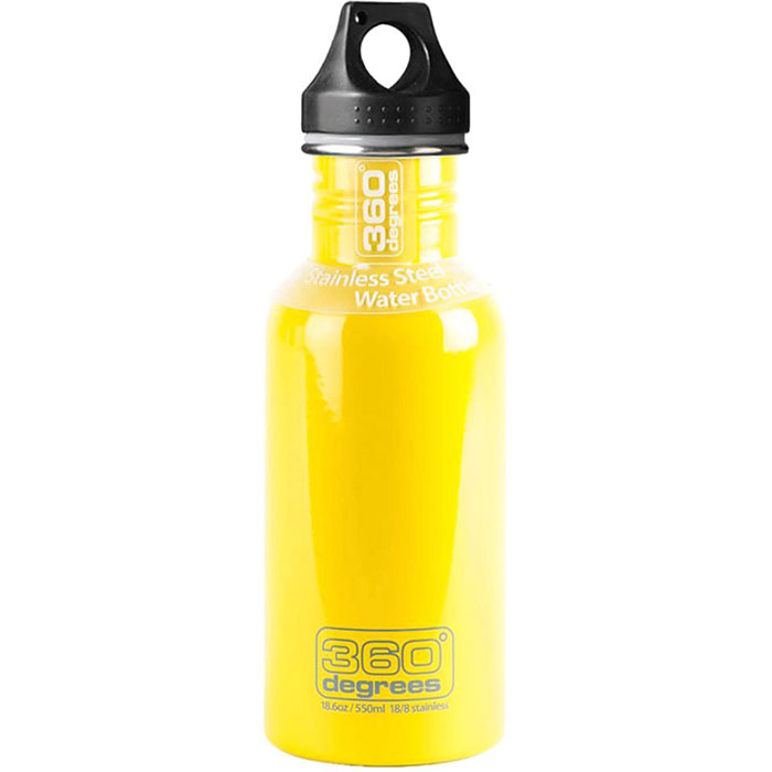 Пляшка для води SEA TO SUMMIT 360 Degrees Stainless Steel Botte Yellow 550мл (360SSB550YLW)