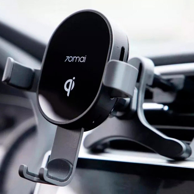 Автотримач для смартфона з бездротовою зарядкою XIAOMI 70MAI Wireless Car Charger Mount (MIDRIVE PB01)