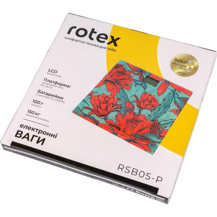 Напольные весы ROTEX RSB05-P