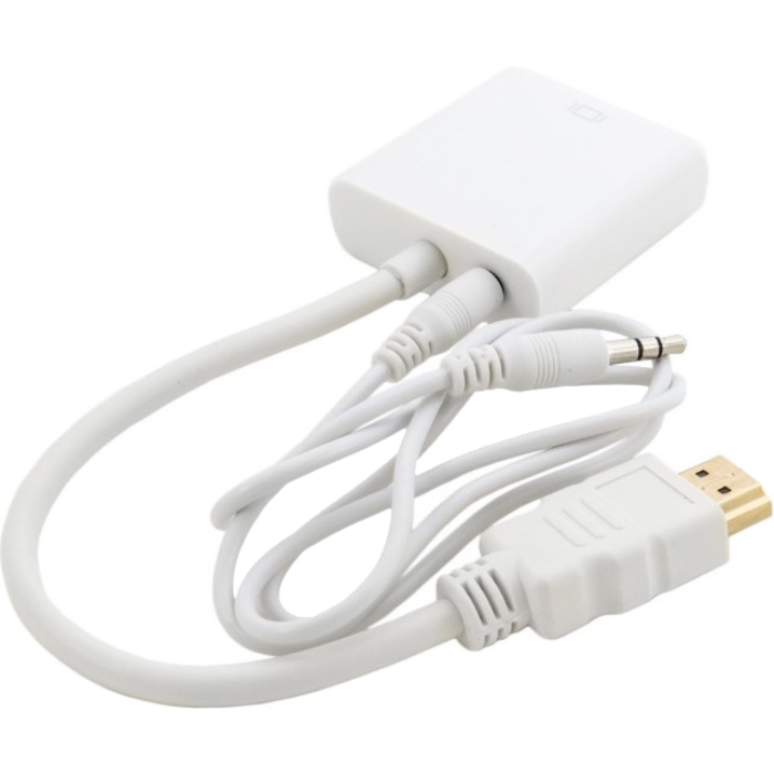 Адаптер EXTRADIGITAL HDMI - VGA White (KBH1645)