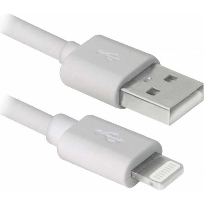 Кабель REAL-EL USB 2.0 AM/Apple Lightning White 1м (EL123500055)