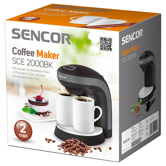 Крапельна кавоварка SENCOR SCE 2000BK (40032654)