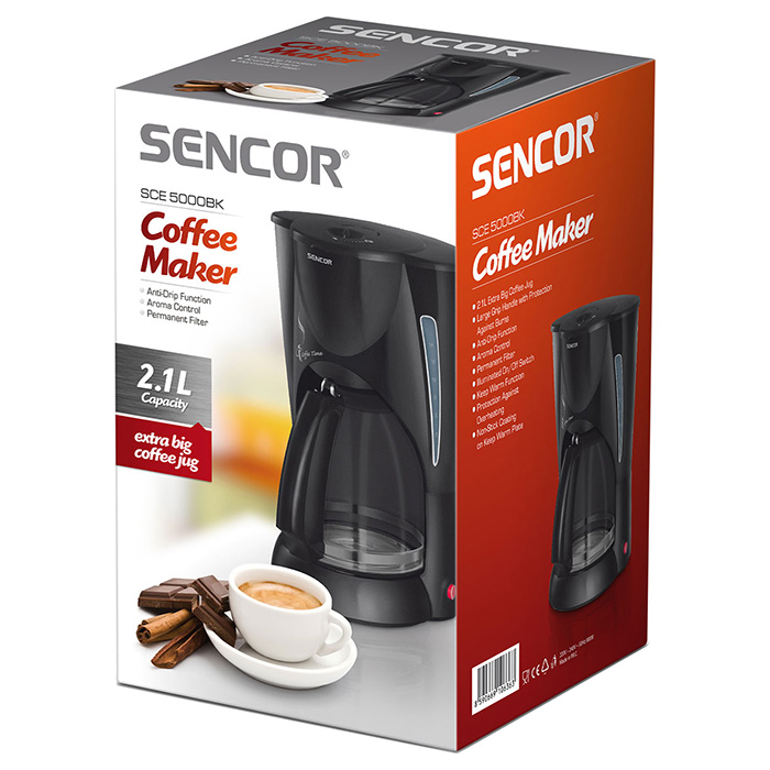 Капельная кофеварка SENCOR SCE 5000BK (40026676)