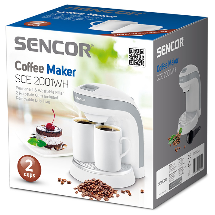 Крапельна кавоварка SENCOR SCE 2001WH (40032653)