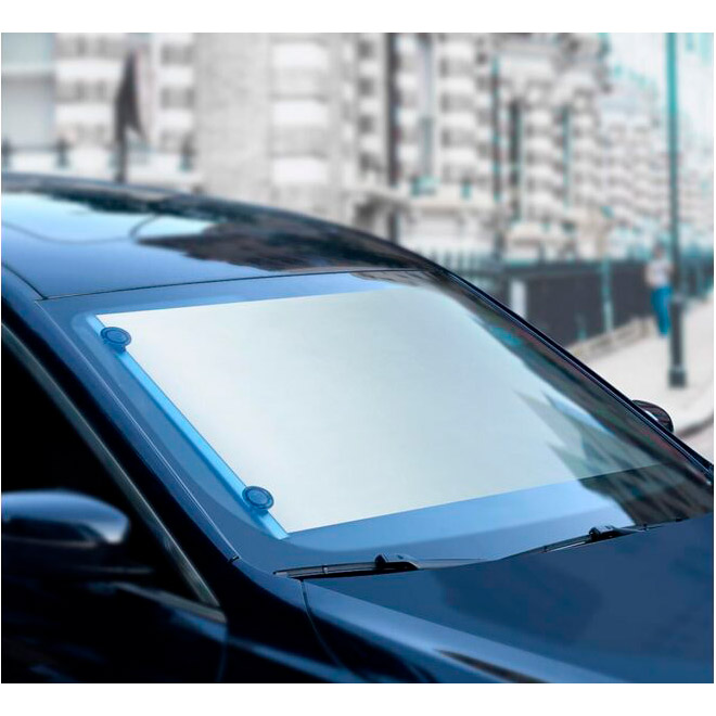 Автомобільна сонцезахисна шторка BASEUS Auto Close Car Front Window Sunshade 64x140 Silver (CRZYD-B0S)