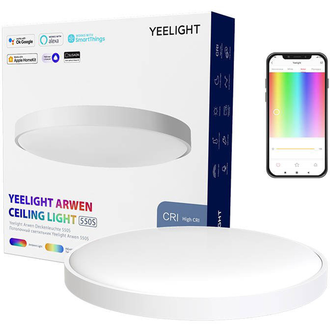 Смарт-світильник YEELIGHT Arwen Ceiling Light 550S 50W 2700-6500K (YLXD013-A)