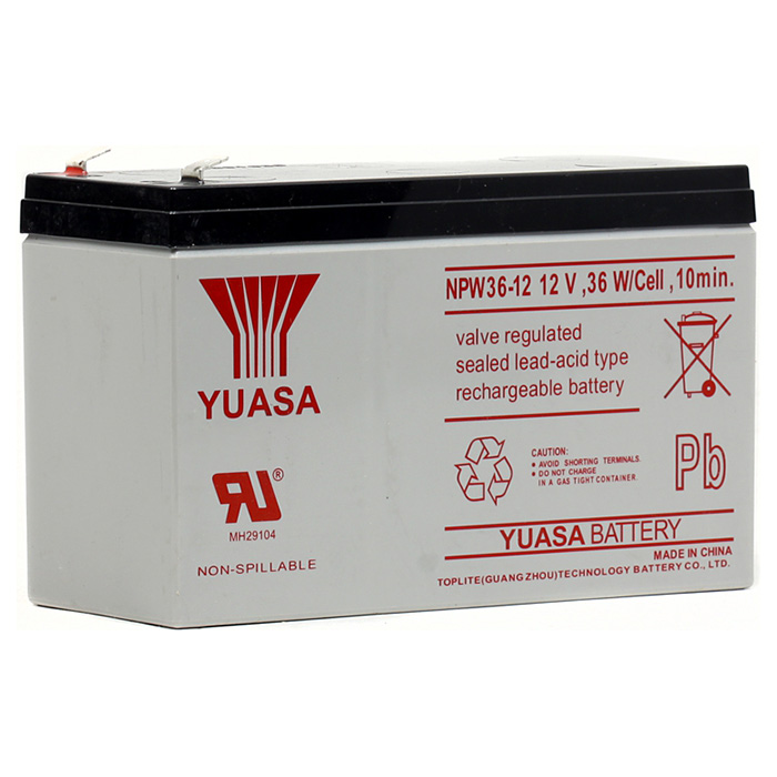 Аккумуляторная батарея YUASA NPW36-12 (12В, 7Ач)