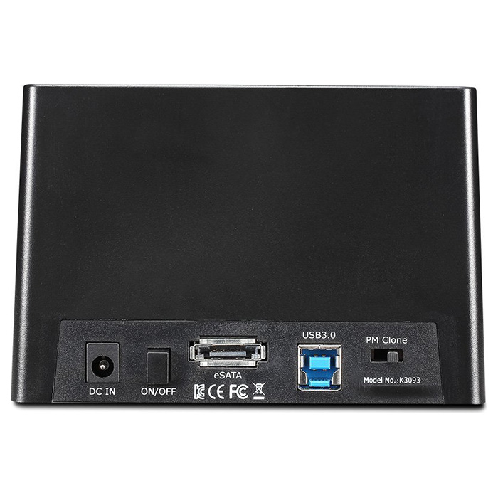 Док-станция MAIWO K3093 для HDD/SSD 2.5"/3.5" SATA to USB 3.1/eSATA