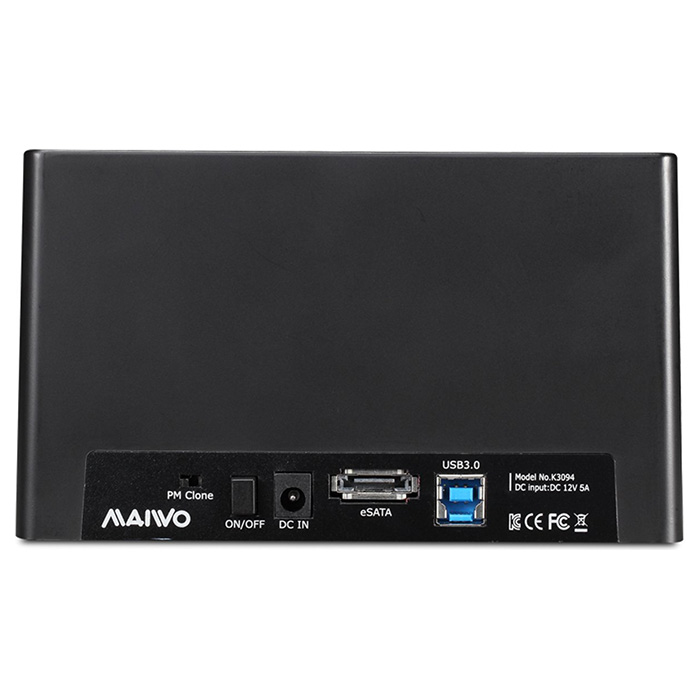 Док-станція MAIWO K3094 2.5"/3.5" USB/SATA