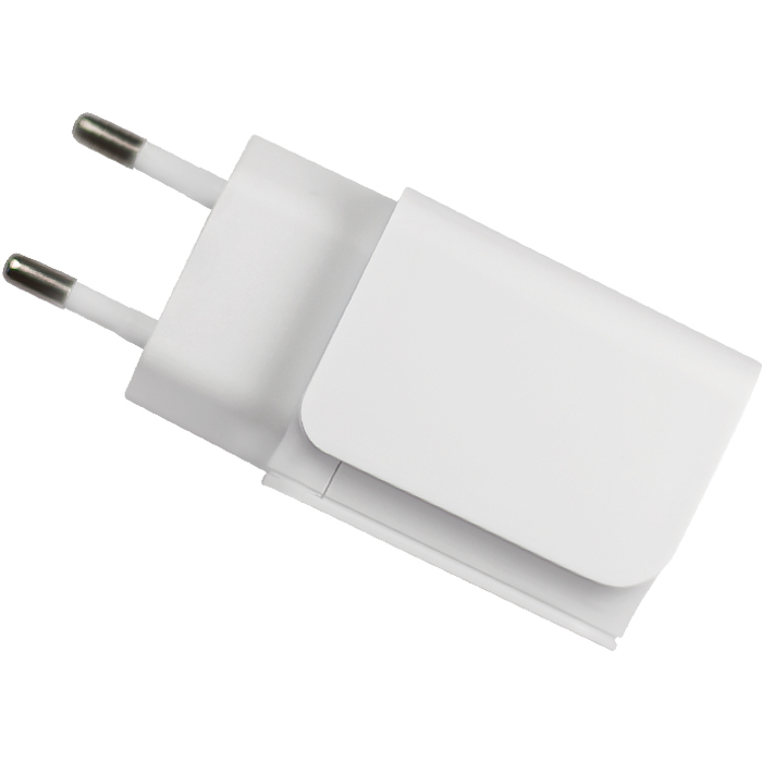 Зарядний пристрій XO L35D 2xUSB-A, 2.1A White w/Lightning cable (00000011378)