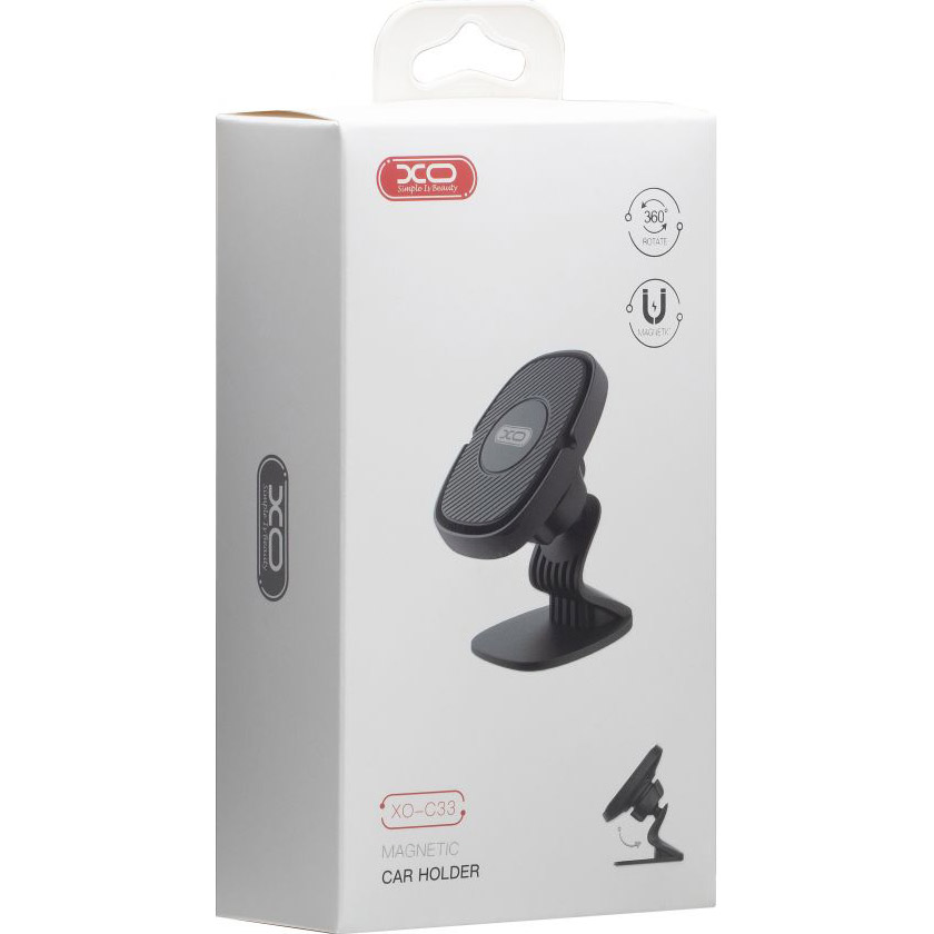Автодержатель для смартфона XO C33 Black