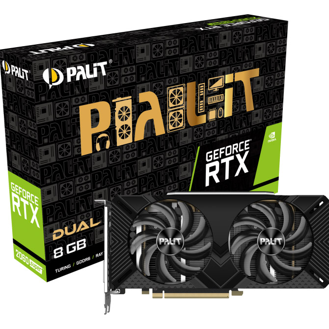 Видеокарта PALIT GeForce RTX 2060 Super Dual (NE6206S018P2-1160A-1)