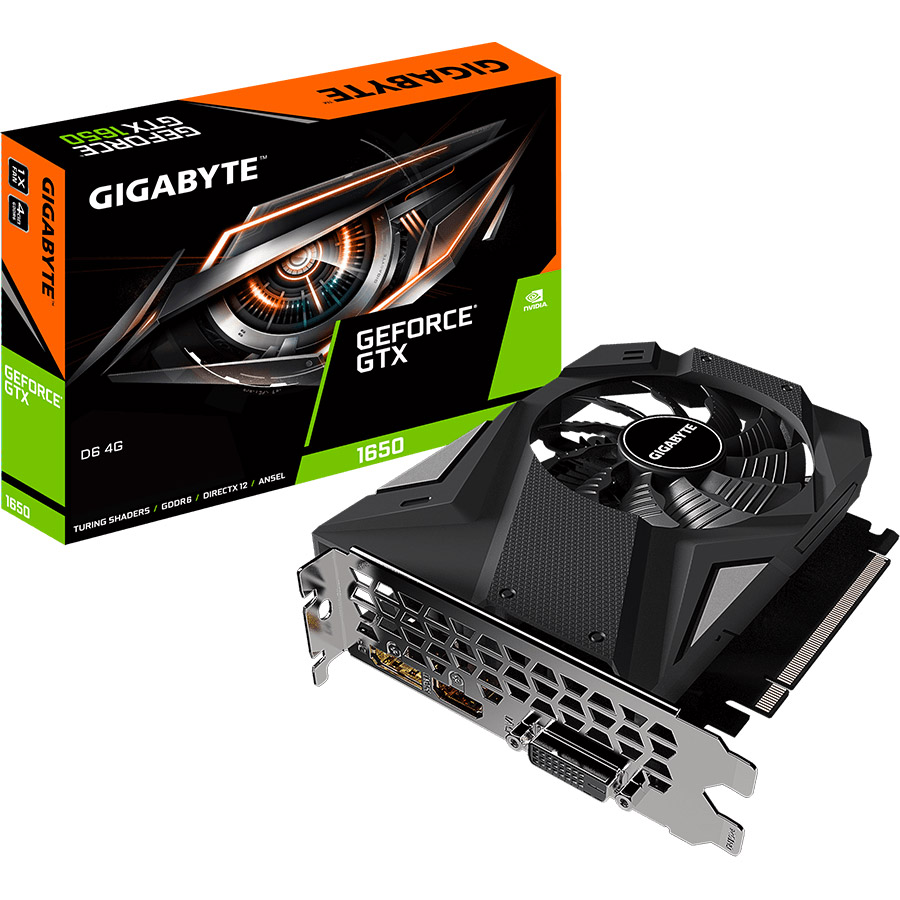 Відеокарта GIGABYTE GeForce GTX 1650 D6 4G (GV-N1656D6-4GD)