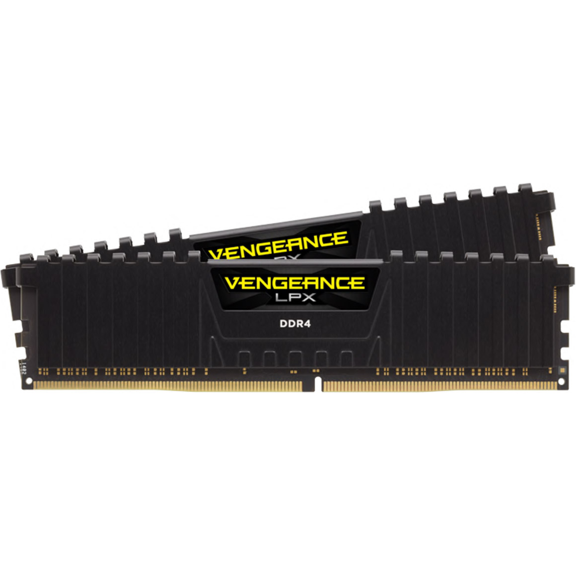 Модуль пам'яті CORSAIR Vengeance LPX DDR4 4000MHz 16GB Kit 2x8GB Black (CMK16GX4M2K4000C19)