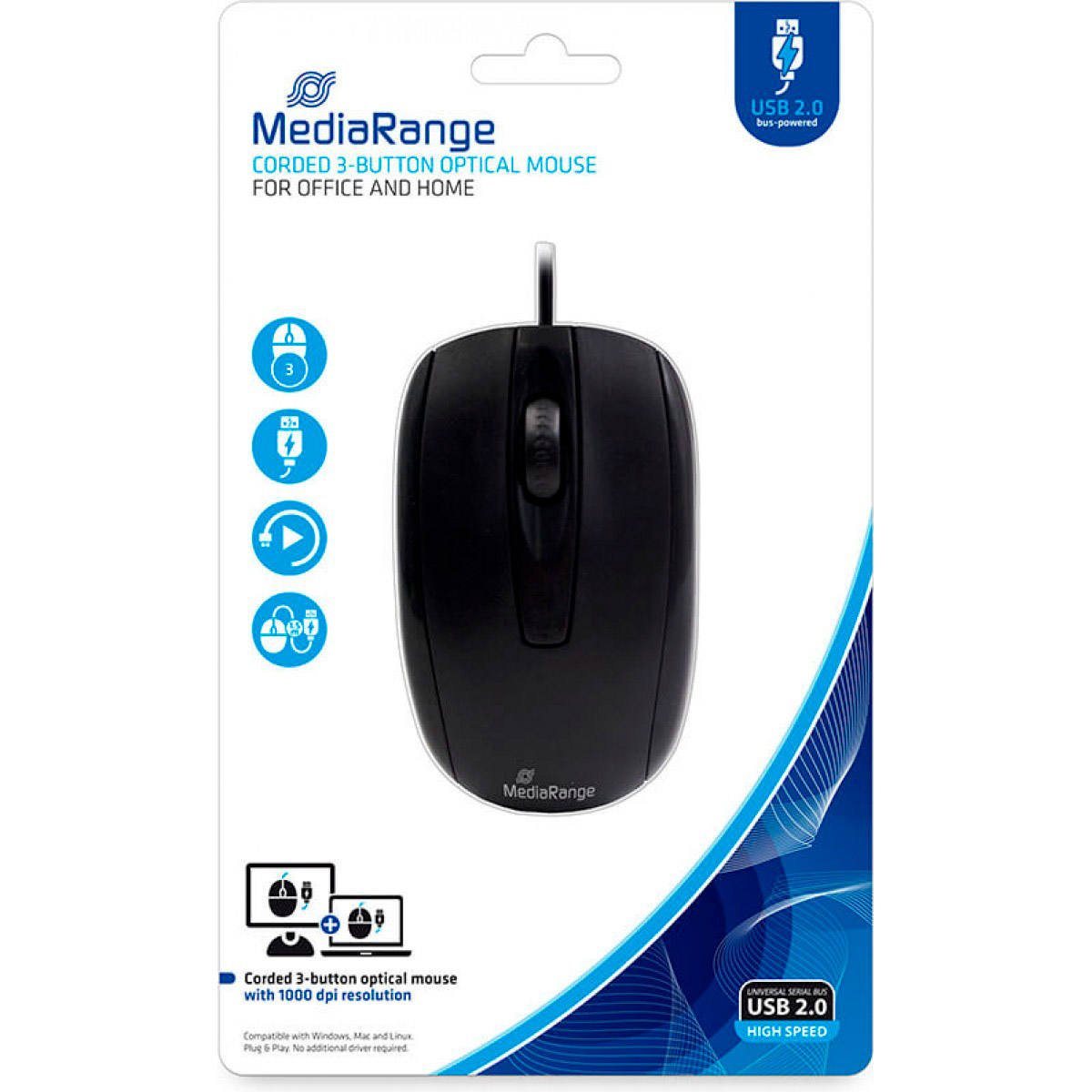 Мышь MEDIARANGE MROS211