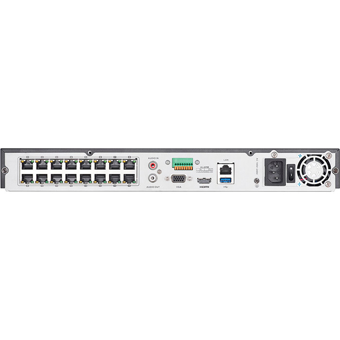 Відеореєстратор мережевий 16-канальний HIKVISION DS-7616NI-I2/16P