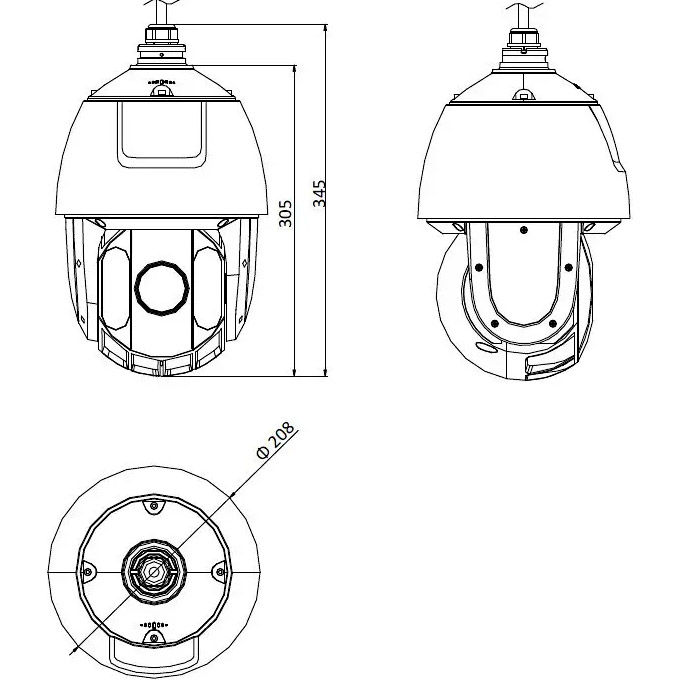 IP-камера DarkFighter HIKVISION DS-2DE5432IW-AE