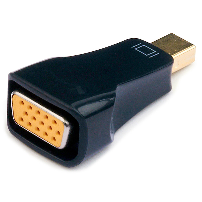 Адаптер CABLEXPERT Mini DisplayPort - VGA Black (A-MDPM-VGAF-01)