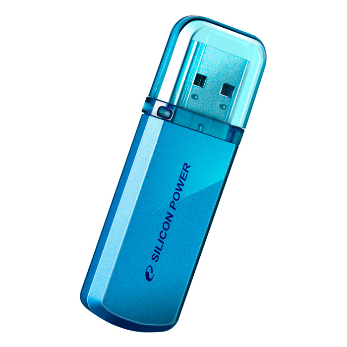 Флешка SILICON POWER Helios 101 32GB USB2.0 Blue (SP032GBUF2101V1B)